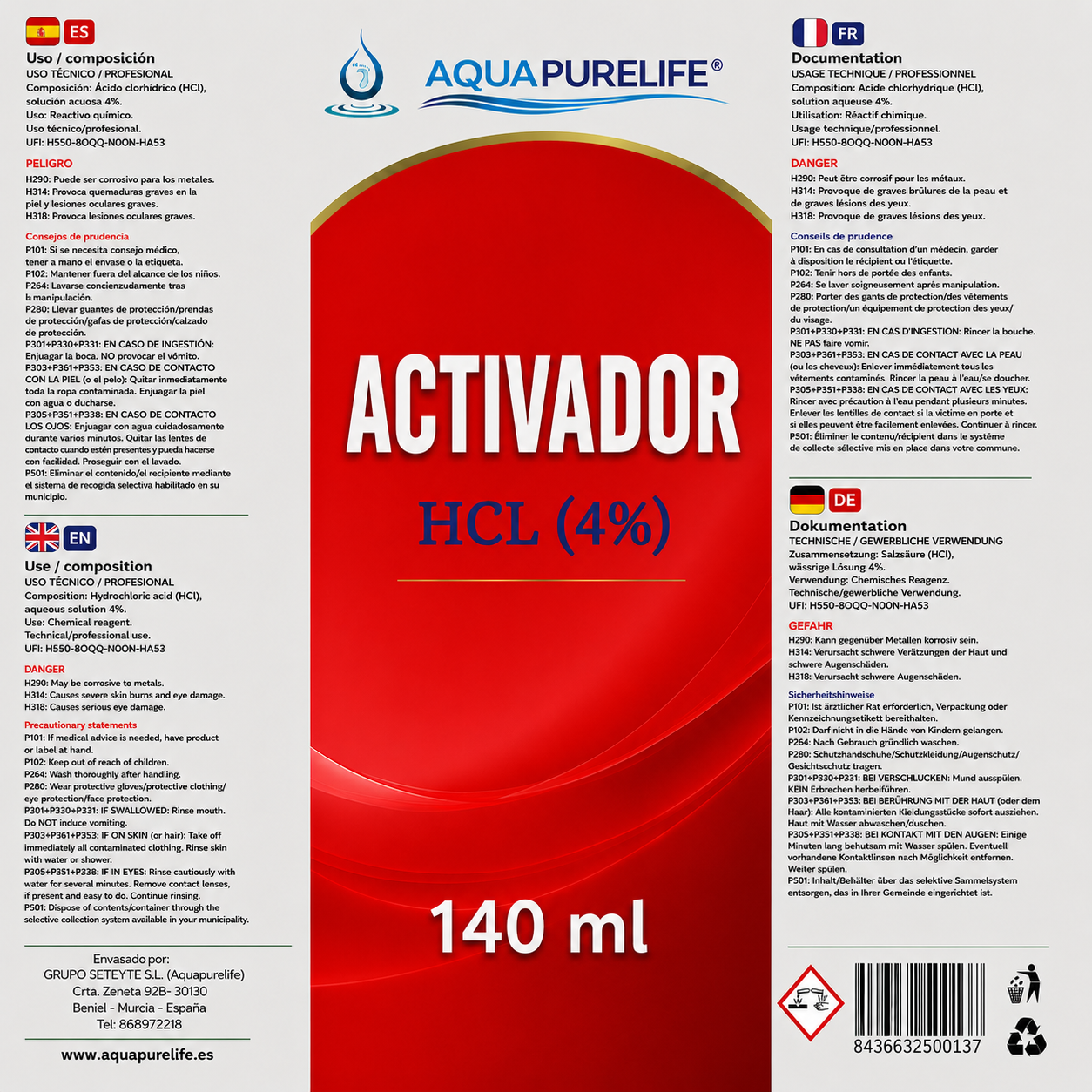 Kit Clorito + Activador