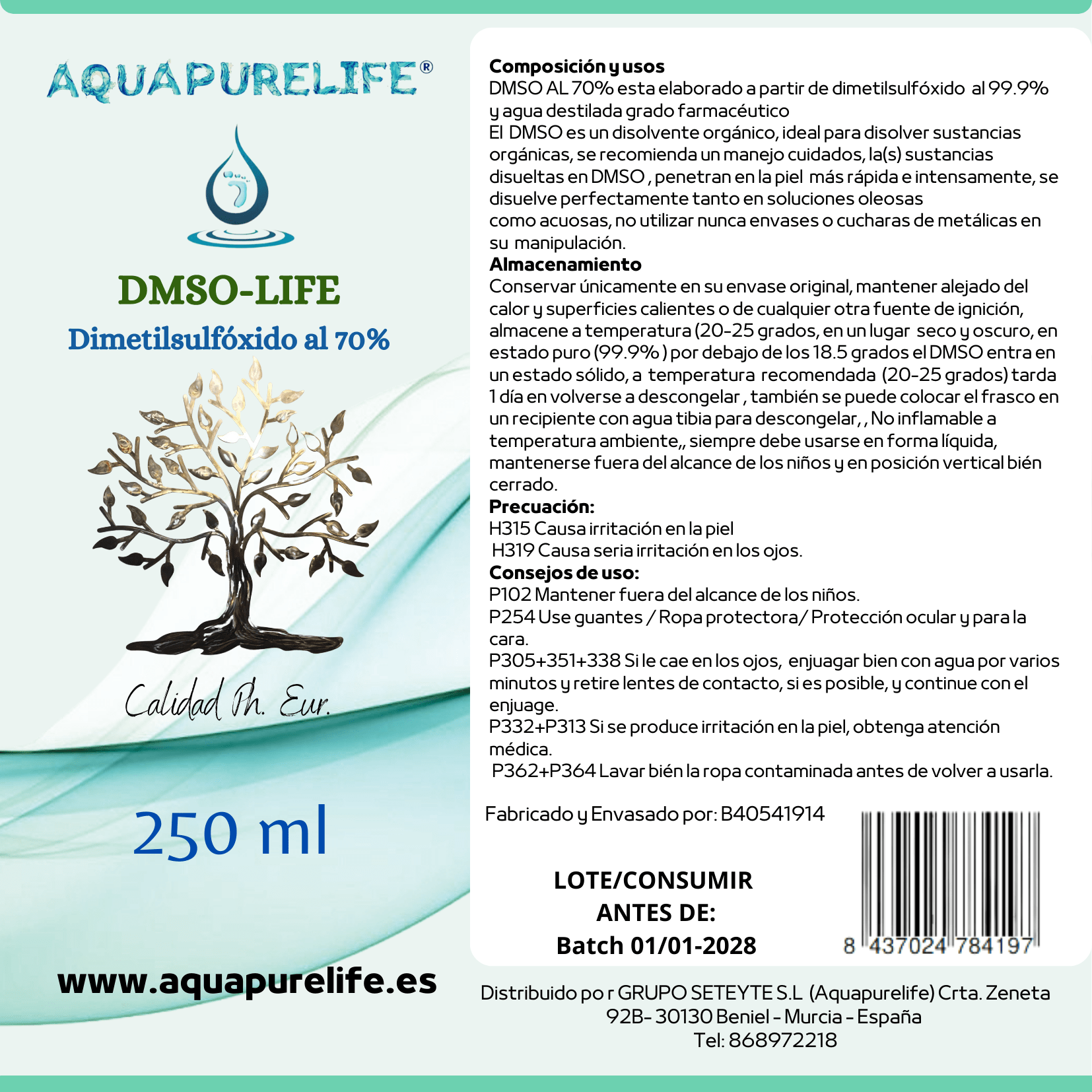 DMSO (Dimetilsulfóxido) - aquapurelife