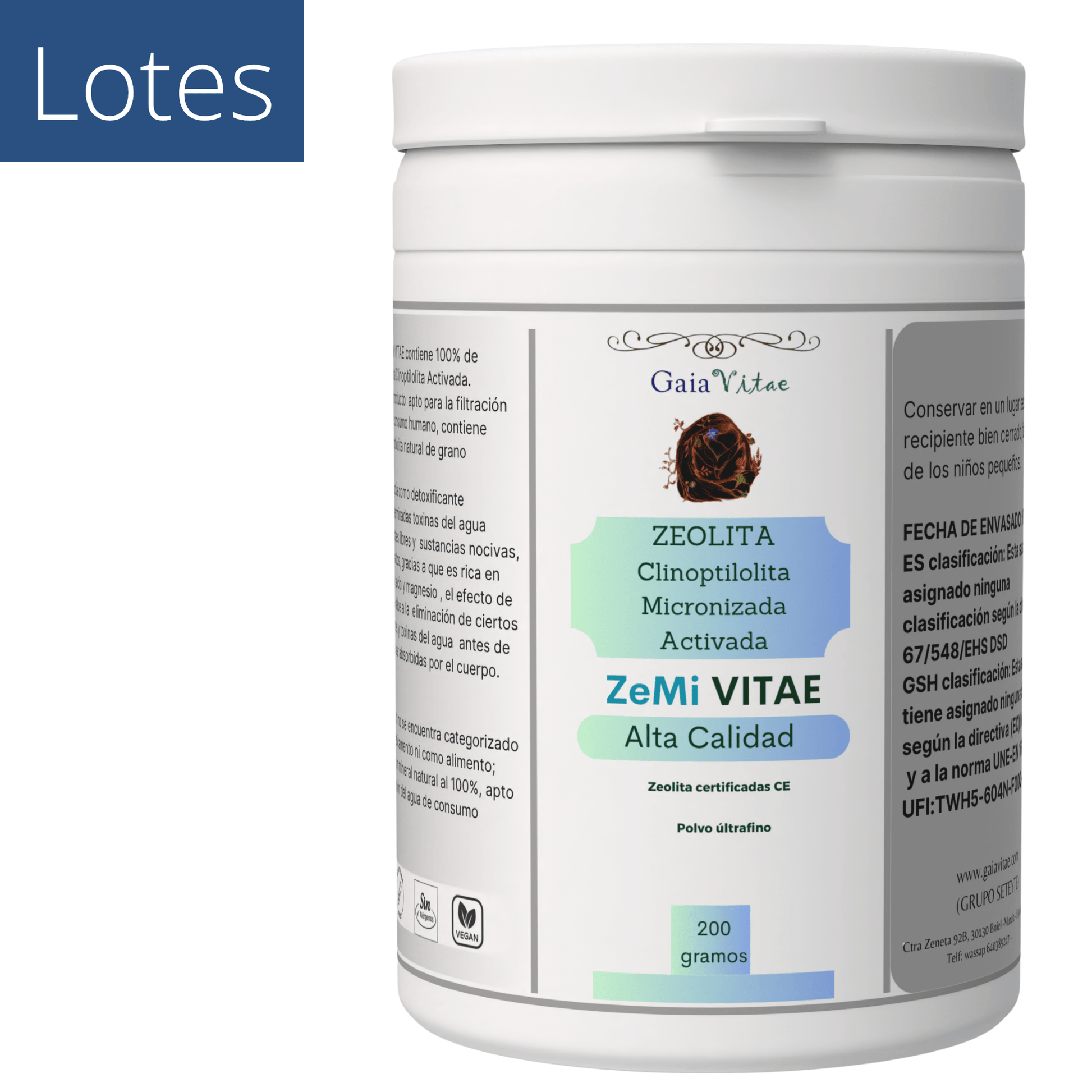 Zeolita – Lote profesional| Aquapurelife - aquapurelife