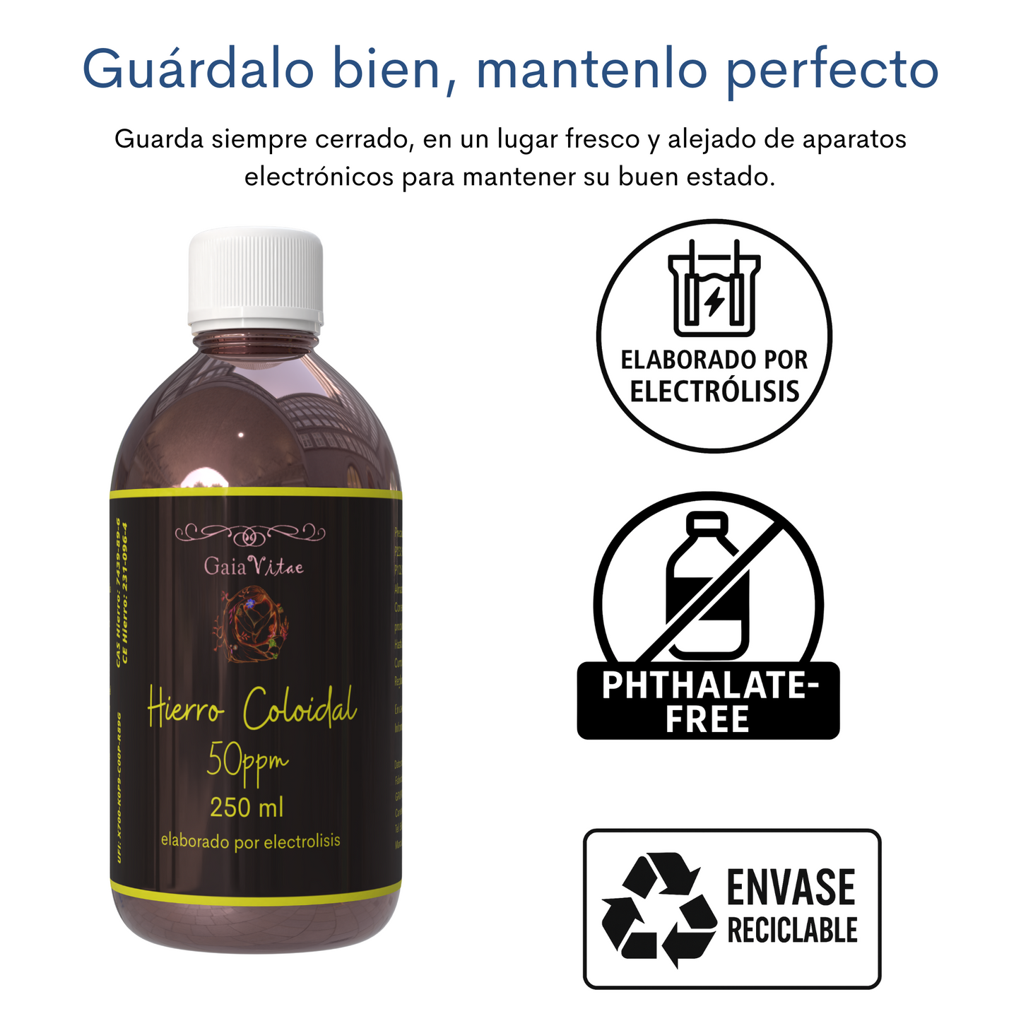 Fer colloïdal – Verre ambré | Aquapurelife