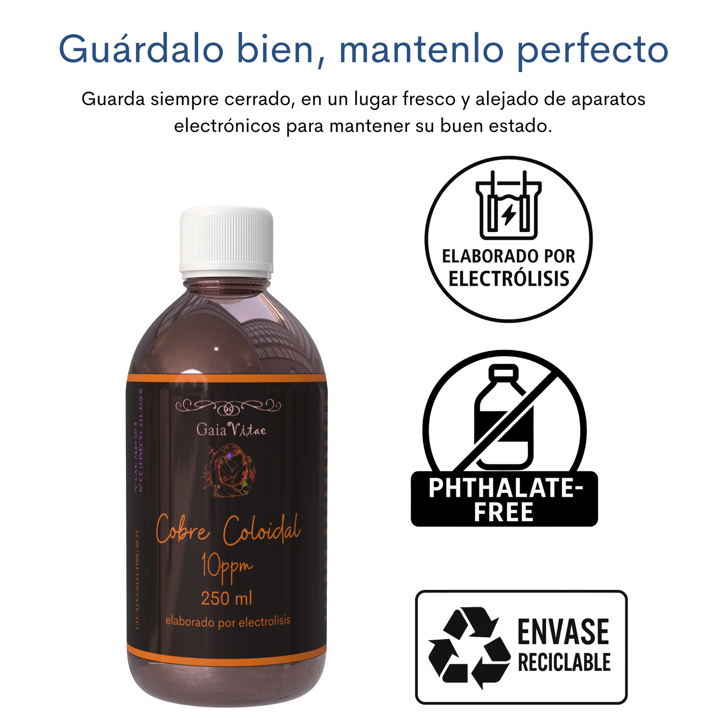 Cuivre colloïdal – Verre avec bouchon doseur | Aquapurelife