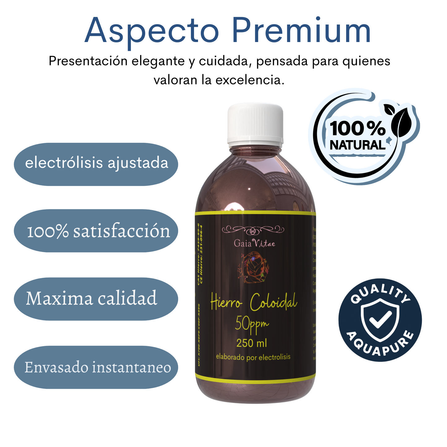 Fer colloïdal – Verre ambré | Aquapurelife