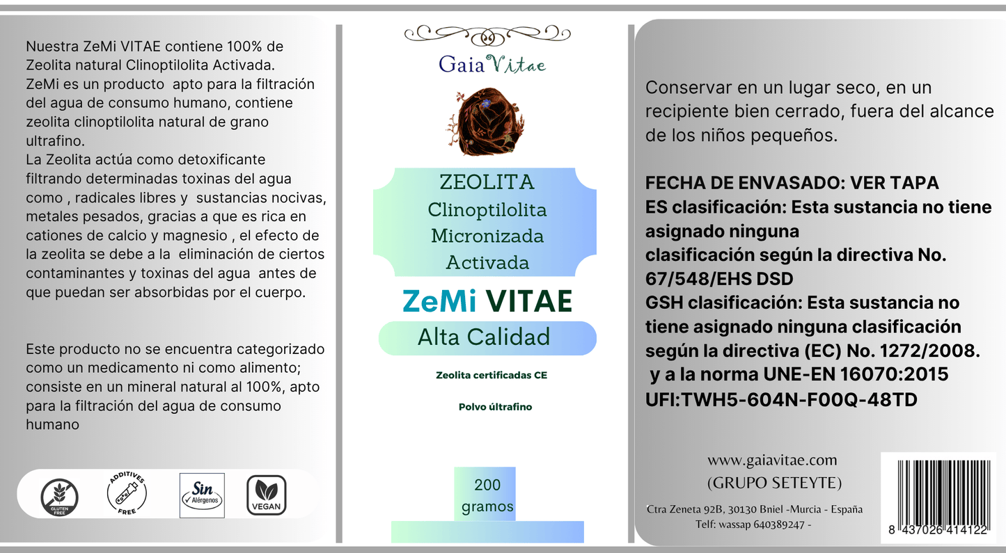 Zeolita – Lote profesional| Aquapurelife - aquapurelife