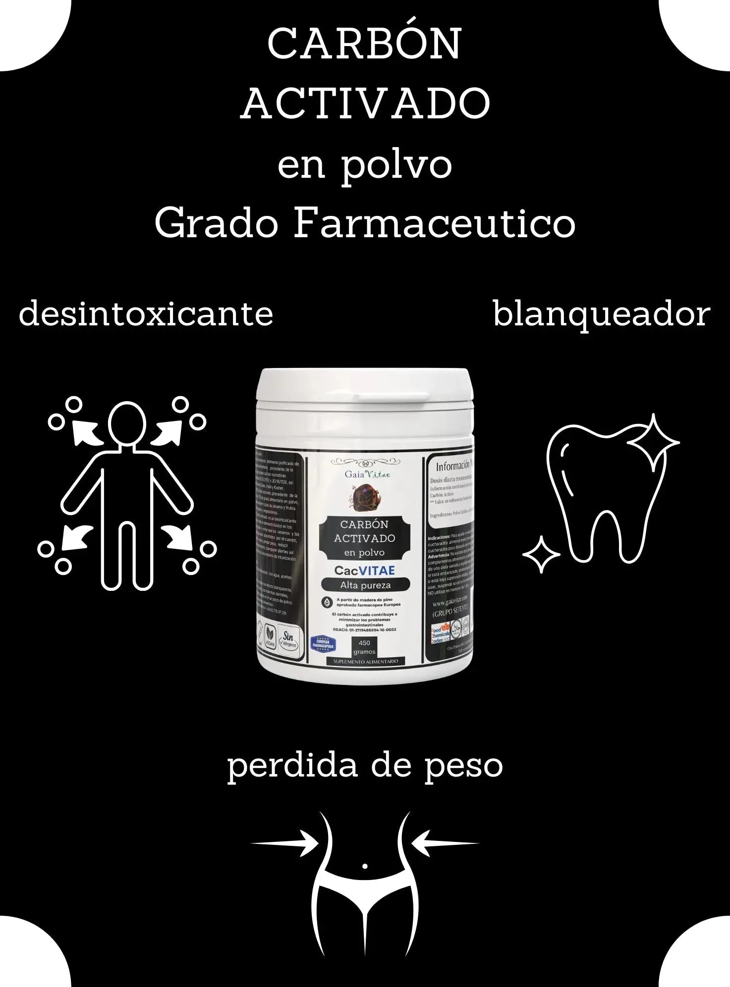 Carbón activado - aquapurelife