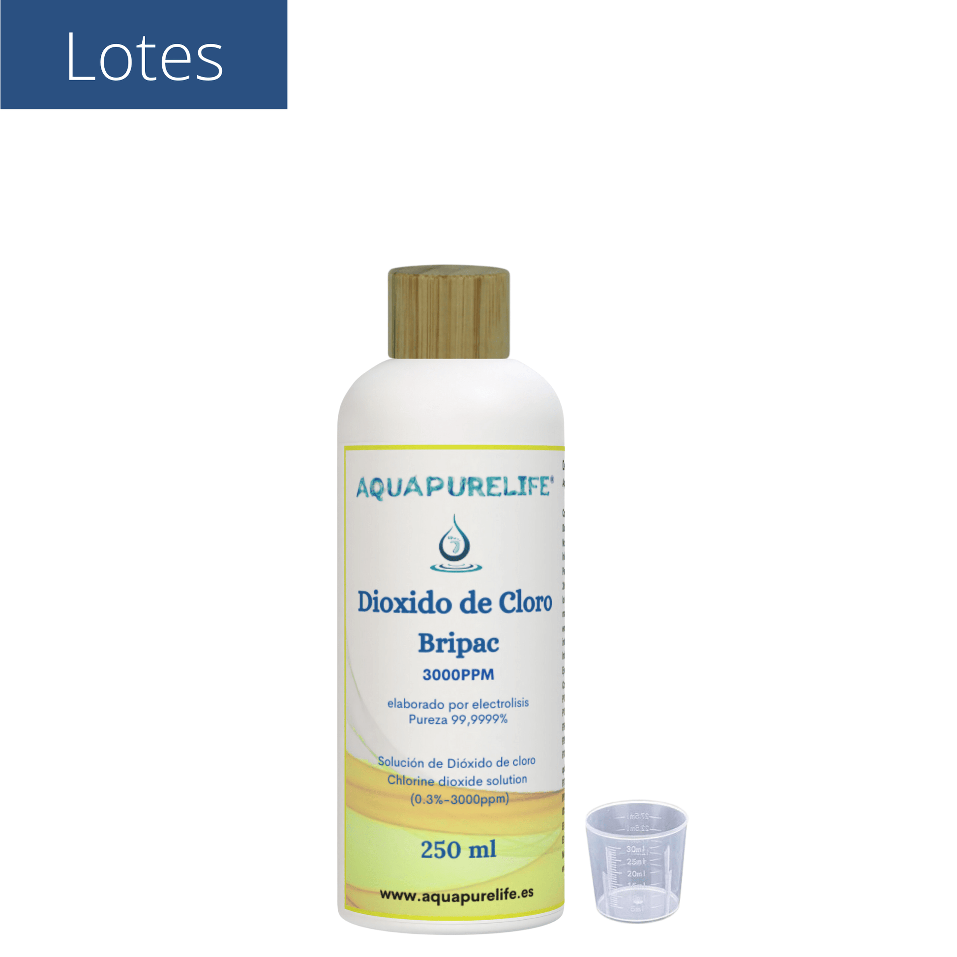 Dióxido de Cloro 3000 ppm – Formato HDPE por Lotes | Aquapurelife - aquapurelife