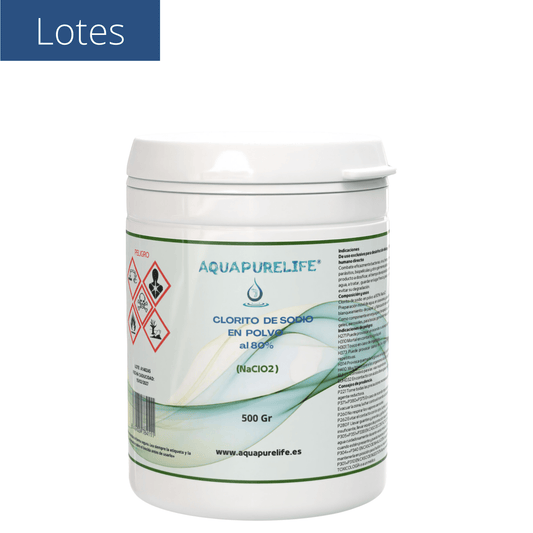 Lote Clorito de Sodio en Polvo 80% – Grado Técnico | Aquapurelife - aquapurelife