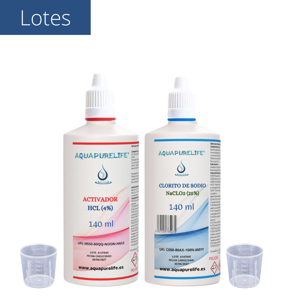 Lote Kit Clorito + Activador – HDPE | Aquapurelife - aquapurelife