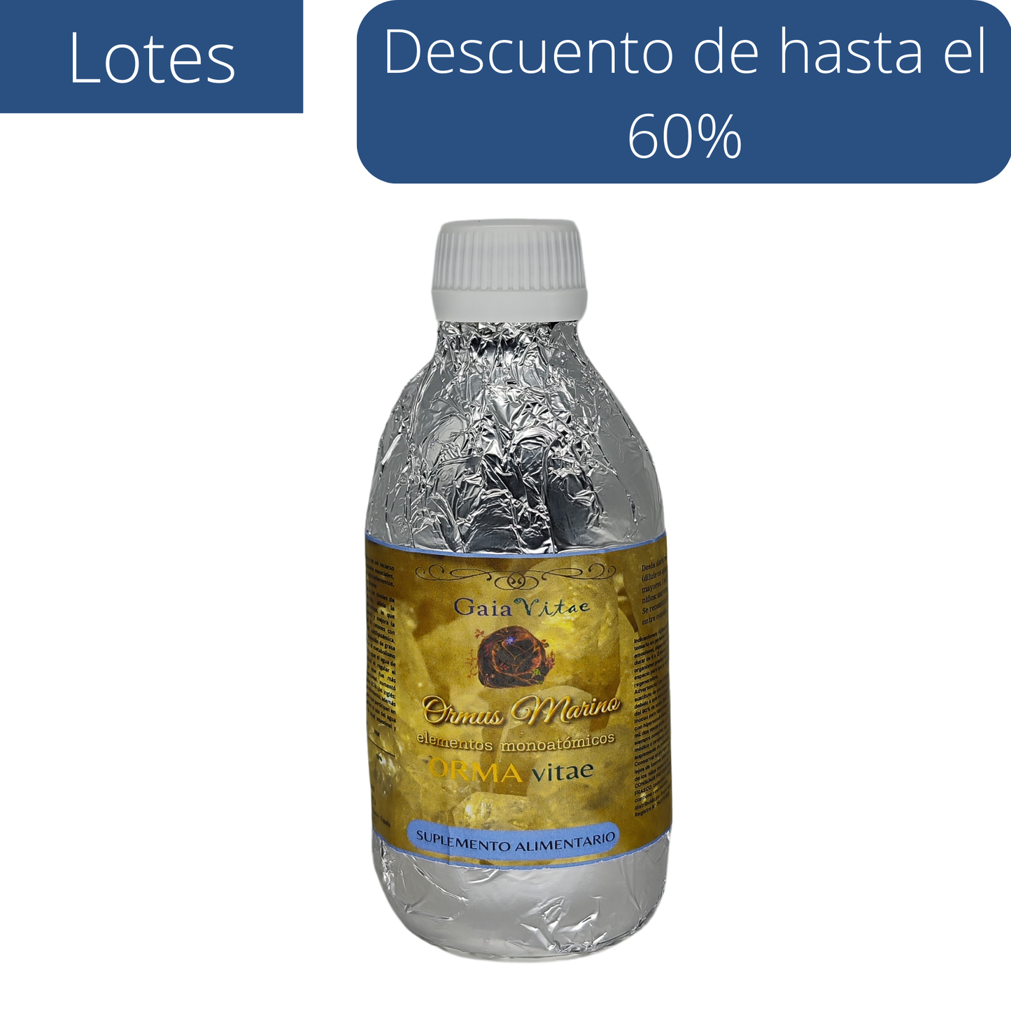 Ormus Marino botella cristal