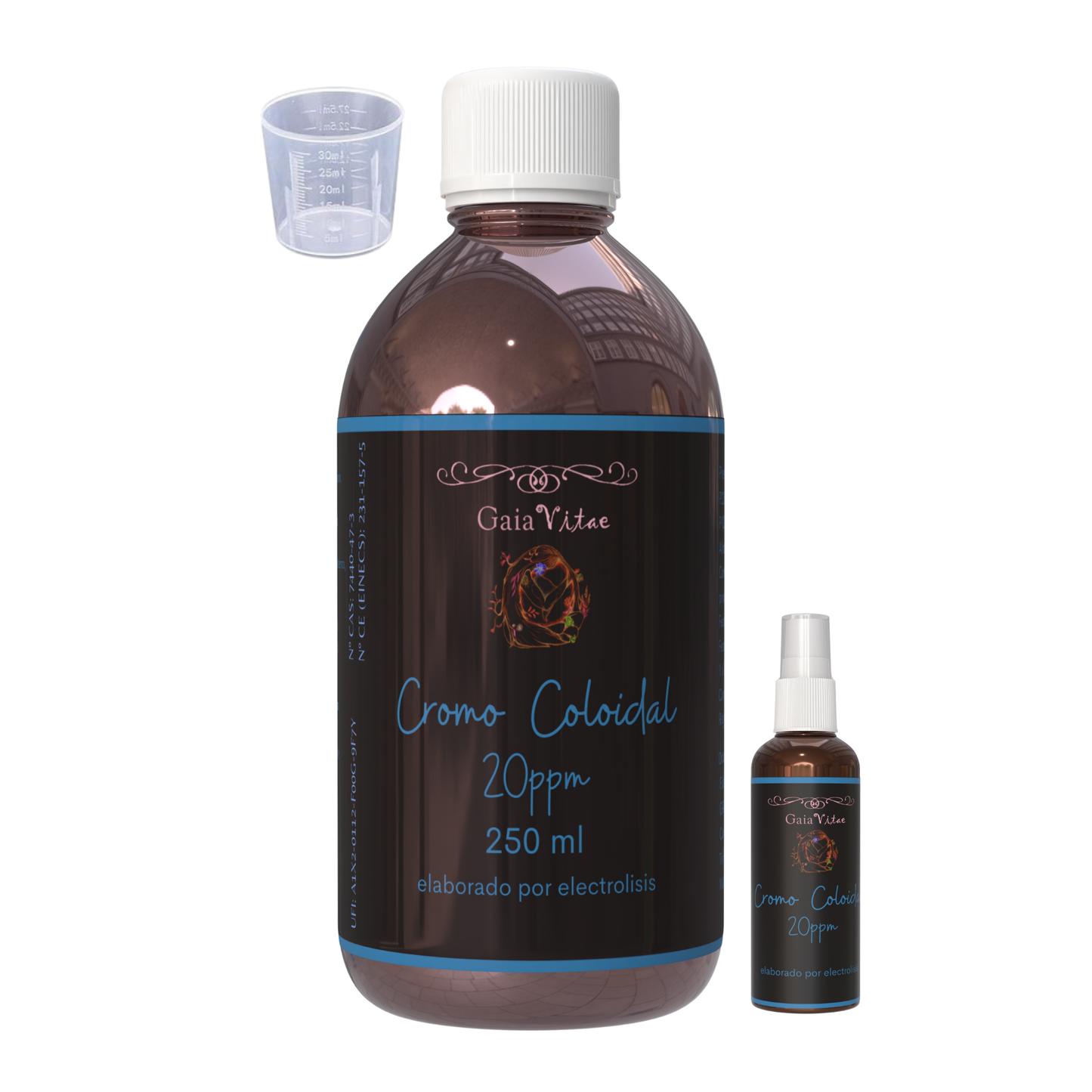 Colloidal Chromium 20 PPM – Opaque Glass | Aquapurelife