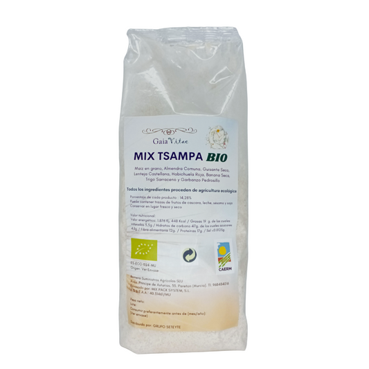 Tsampa | 100% Ecológico, Vegano y Natural – Energía y Nutrición Premium bolsa 1/2 kilo