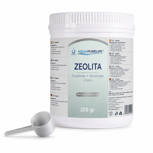 Kit Minerales Técnicos: zeolita clinoptilolita micronizada Aquapurelife
