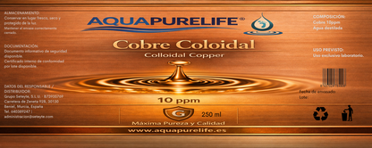 Cobre Coloidal – Vidrio con tapón medidor | GaiaVitae
