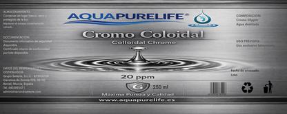 Cromo Coloidal 20 PPM – Vidrio opaco | GaiaVitae