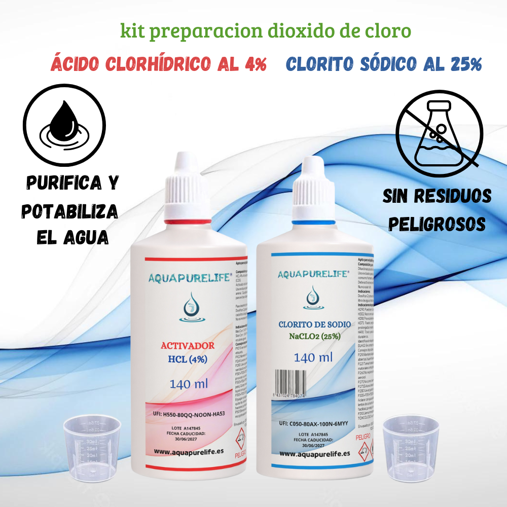 KIT clorito de sodio+ activador