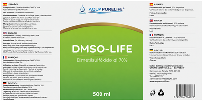 DMSO 99.99% – HDPE Plastic Bottle | Aquapurelife