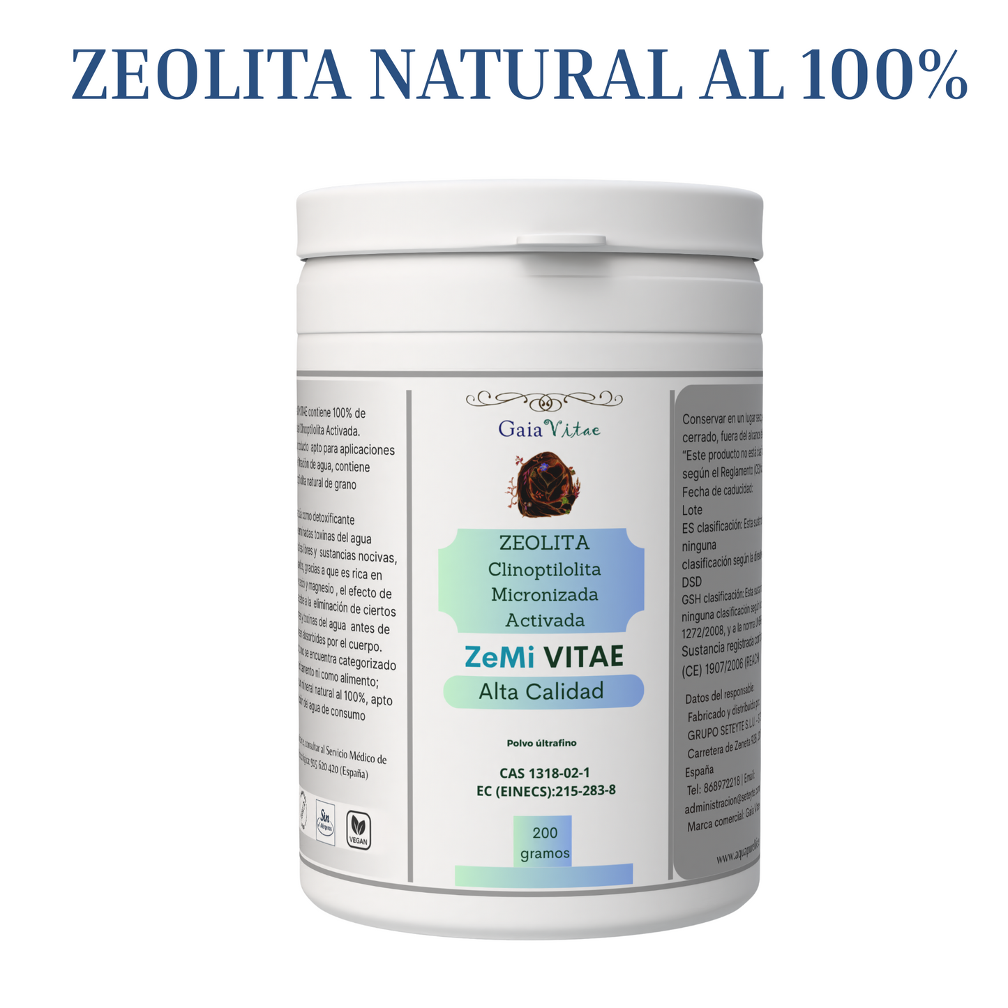 Zeolita en polvo - | Aquapurelife