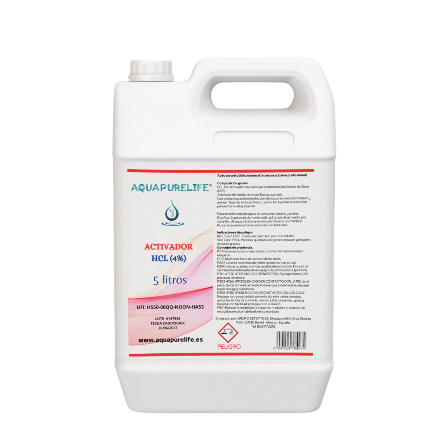 4% HYDROCHLORIC ACID - 1 LITER