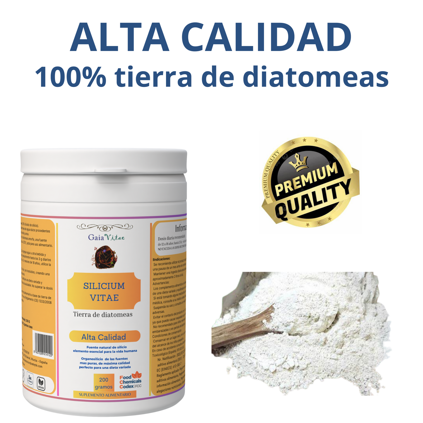 Tierra de Diatomeas en polvo| Aquapurelife