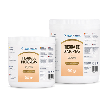 Tierra de diatomeas en lotes de 6 y 12 envases – Aquapurelife