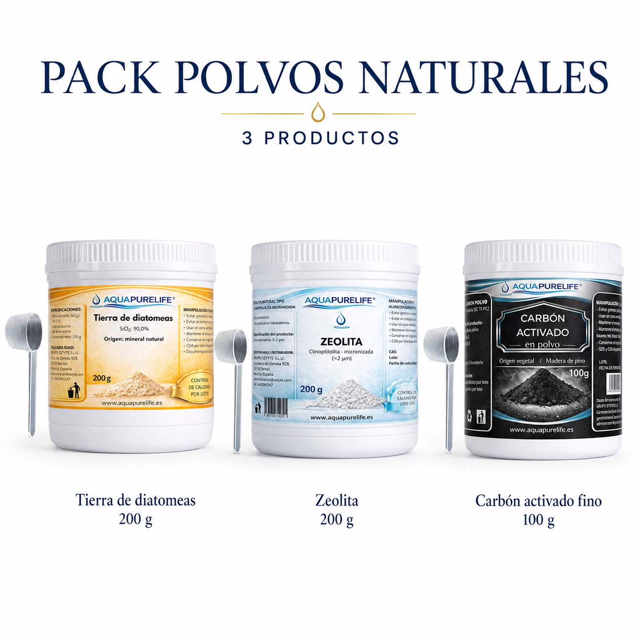 Pack Polvos Naturales