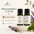 Detalle Aquapurelife especial · Pack aromático 2 x 10 ml