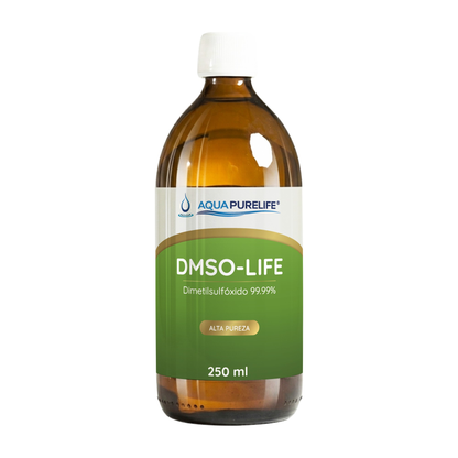 DMSO 99,9 % dimetilsulfóxido en botella de vidrio ámbar – Aquapurelife