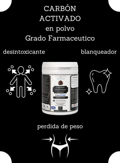 Carbón activado medicinal en polvo (Copia) (Copia)