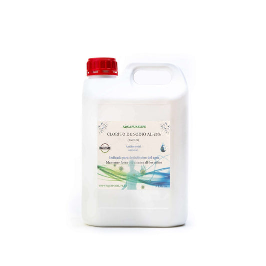 SODIUM CHLORITE NACIO2 AT 25% - 5 LITERS