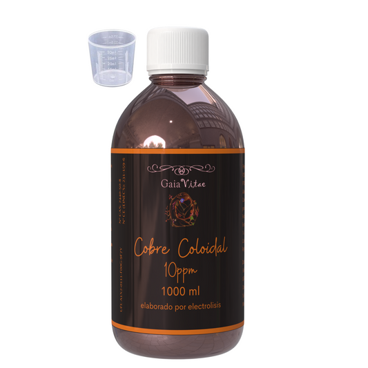 Colloidal Copper – Glass with Measuring Cap | Aquapurelife