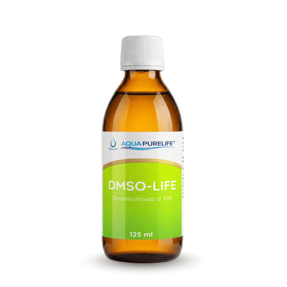 DMSO 70 % en flacon de verre ambré de 125 ml – Aquapurelife