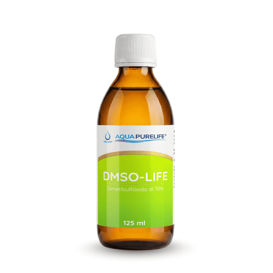 DMSO 70 % en botella de vidrio ámbar de 125 ml – Aquapurelife