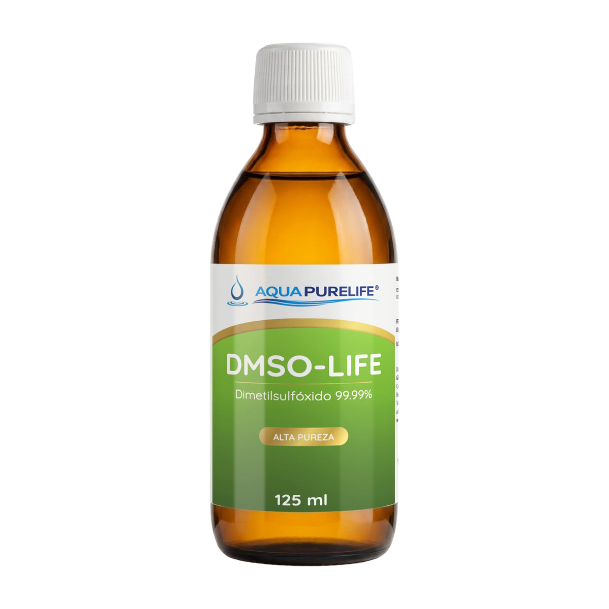 DMSO 99,9 % 125 ml vidrio ámbar – Aquapurelife