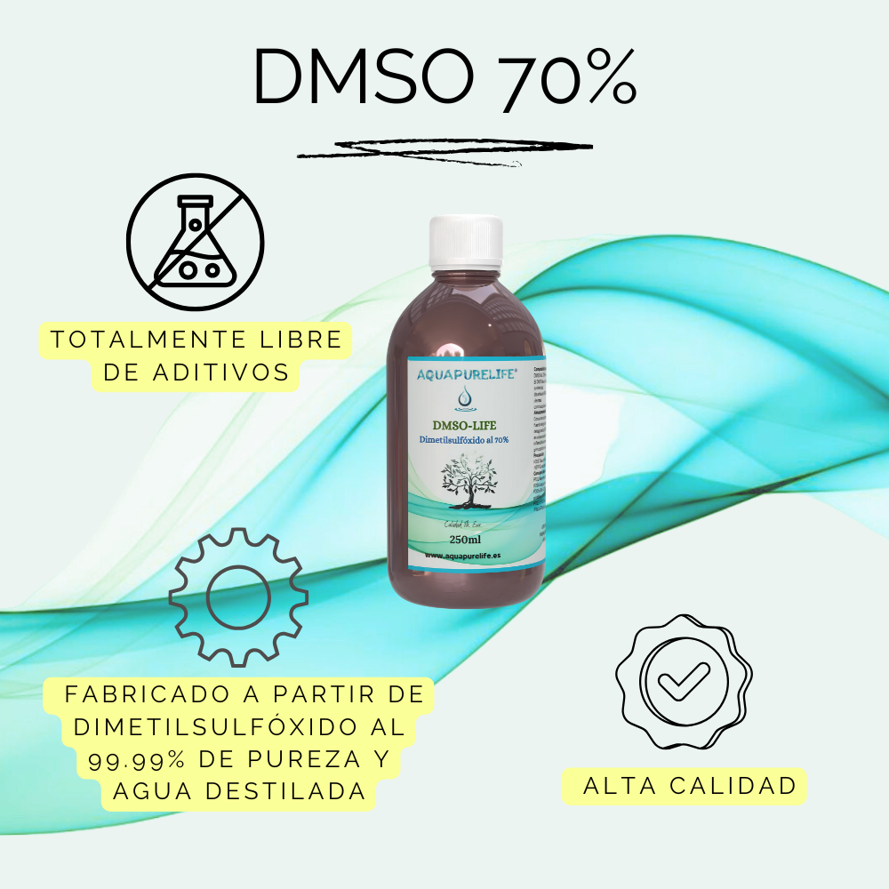 Lotes DMSO 70% – Vidrio Ámbar | Aquapurelife