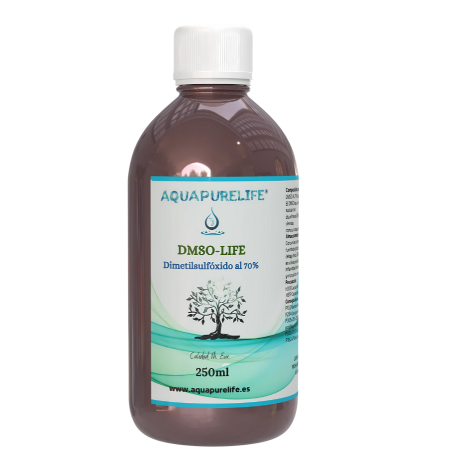 DMSO 70% – Formato Vidrio Ámbar | Aquapurelife