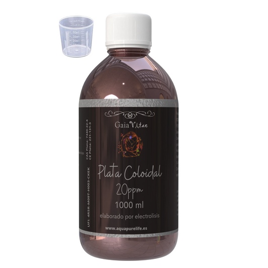 Colloidal Silver – Amber Glass with Measuring Cap | Aquapurelife