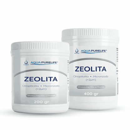 Zeolita clinoptilolita micronizada en botes de 200 g y 400 g – Aquapurelife